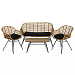 Кушетка плетеная из ротанга Wicker Сouch варинант исполнения - 5 | Loft Concept в Кирове