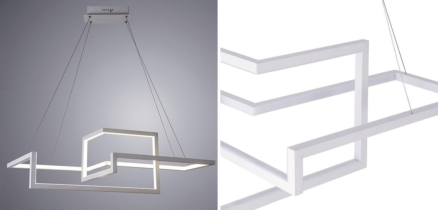 Люстра Esther Geometric White Chandelier II Люстра Esther Geometric White Chandelier II - Loft-Concept в Кирове