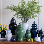 Ваза с крышкой однотонная Высота 48 см Chinoiserie Ceramics варинант исполнения - 6 | Loft Concept в Кирове