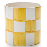 Кашпо из керамики с графическими принтами Brighter варинант исполнения - 5 | Loft Concept в Кирове