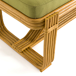 Скамья из ротанга с подушкой Mattia Rattan Bench варинант исполнения - 4 | Loft Concept в Кирове