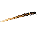 Люстра линейная светодиодная из необработанных кристаллов Mountain Comet варинант исполнения - 5 | Loft Concept в Кирове