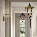 Подвесной светильник в форме фонаря чёрного цвета Black Lantern варинант исполнения - 3 | Loft Concept в Кирове