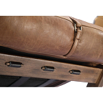 Двухместный диван Duncan винтажная коричневая кожа варинант исполнения - 3 | Loft Concept в Кирове