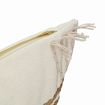 Чехол на подушку с вышивкой в виде геометрических узоров Beige Calista Rect варинант исполнения - 3 | Loft Concept в Кирове