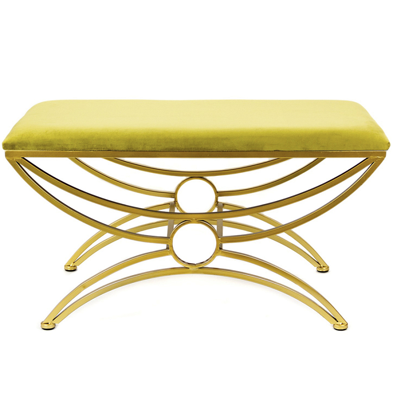 Пуф Art Deco Shapes Yellow Желтый Золотой Пуф Art Deco Shapes Yellow Желтый Золотой в Кирове | Loft Concept