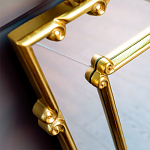 Зеркало прямоугольное Golden Classic Ornament Mirror варинант исполнения - 3 | Loft Concept в Кирове