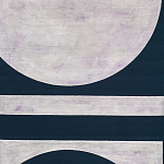 Обои ручная роспись в стиле Арт-деко Assemblage Aluminium Leaf with désargenter pearlescent antiquing варинант исполнения - 2 | Loft Concept в Кирове