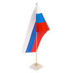 Флагшток на подставке из натурального камня Stone Flagpole варинант исполнения - 1 | Loft Concept в Кирове