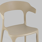 Бежевый стул из прочного PP-пластика JORIS варинант исполнения - 7 | Loft Concept в Кирове