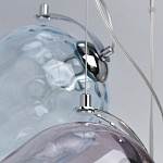 Люстра каскадная с 9-ю разноцветными стеклянными плафонами Kaleido варинант исполнения - 11 | Loft Concept в Кирове