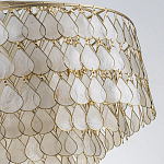 Люстра многоярусная с декором из натуральной морской ракушки Iridescent Light варинант исполнения - 8 | Loft Concept в Кирове