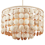 Люстра с каскадом из круглых декоративных элементов Texture Discs варинант исполнения - 2 | Loft Concept в Кирове