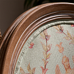 Барный стул из массива бука светло-зеленый с растительным орнаментом Raffael Angel Green Bar stool варинант исполнения - 4 | Loft Concept в Кирове