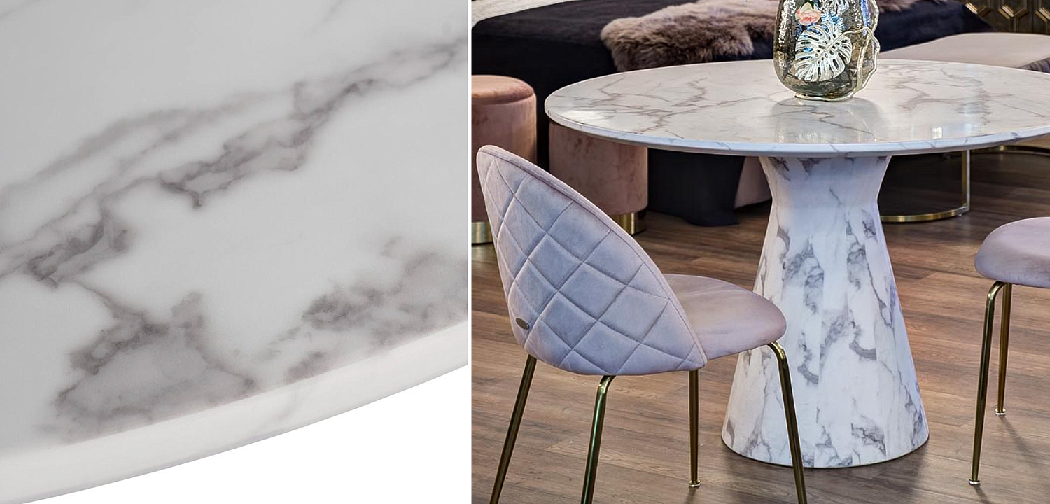 Обеденный стол Adongo White Обеденный стол Adongo White - Loft-Concept в Кирове