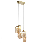 Подвесной светильник волнистой формы из фактурного стекла Wave варинант исполнения - 3 | Loft Concept в Кирове