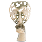 Маска ручной работы деревянная резная Beauty Mask варинант исполнения - 1 | Loft Concept в Кирове