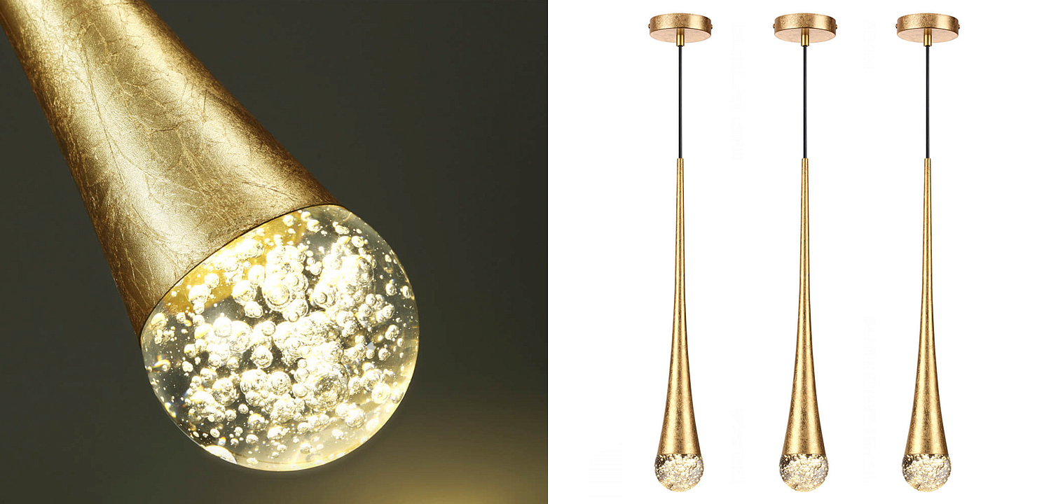 Подвесной светильник Golden Drop Lamp Подвесной светильник Golden Drop Lamp - Loft-Concept в Кирове