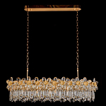 Люстра с декоративными элементами в виде крупных хрустальных цветов Palace Gardens варинант исполнения - 2 | Loft Concept в Кирове