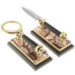 Настольный письменный набор из яшмы Manager Organizer варинант исполнения - 9 | Loft Concept в Кирове