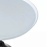 Кофейный столик с круглой столешницей и мраморным основанием Steel Reliability варинант исполнения - 4 | Loft Concept в Кирове