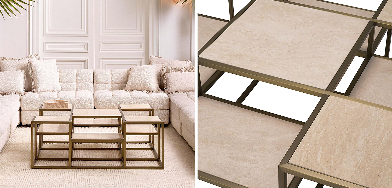 Кофейный стол Eichholtz Coffee Table Smythson Кофейный стол Eichholtz Coffee Table Smythson - Loft-Concept в Кирове