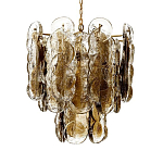 Люстра из круглых стеклянных элементов Vienna варинант исполнения - 1 | Loft Concept в Кирове