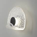 Бра из текстурированного прозрачного стекла с изогнутым краем Textured Glass  варинант исполнения - 2 | Loft Concept в Кирове