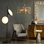 Торшер черный с 2-мя большими лампами Black Diffusers варинант исполнения - 3 | Loft Concept в Кирове