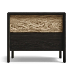 Тумба 2 ящика с подсветкой на рельефном фасаде Warm Industrial варинант исполнения - 1 | Loft Concept в Кирове