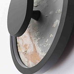 Бра круглое светодиодное с черной рамкой Stone Circle варинант исполнения - 3 | Loft Concept в Кирове