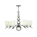 Люстра с матовыми конусными плафонами и декоративными элементами в форме шаров Hinkley варинант исполнения - 14 | Loft Concept в Кирове