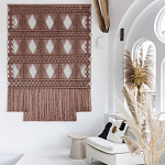 Панно Макраме коричневый цвет  варинант исполнения - 2 | Loft Concept в Кирове