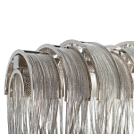 Люстра подвесная с металлическими цепочками и изогнутыми металлическими дугами 72 см Atlantis Chain варинант исполнения - 9 | Loft Concept в Кирове