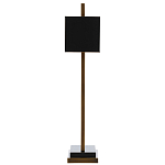 Настольная лампа прямоугольная с черным абажуром Strictness of Forms варинант исполнения - 3 | Loft Concept в Кирове