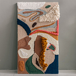 Тканый вручную текстильный гобелен Orchid варинант исполнения - 4 | Loft Concept в Кирове