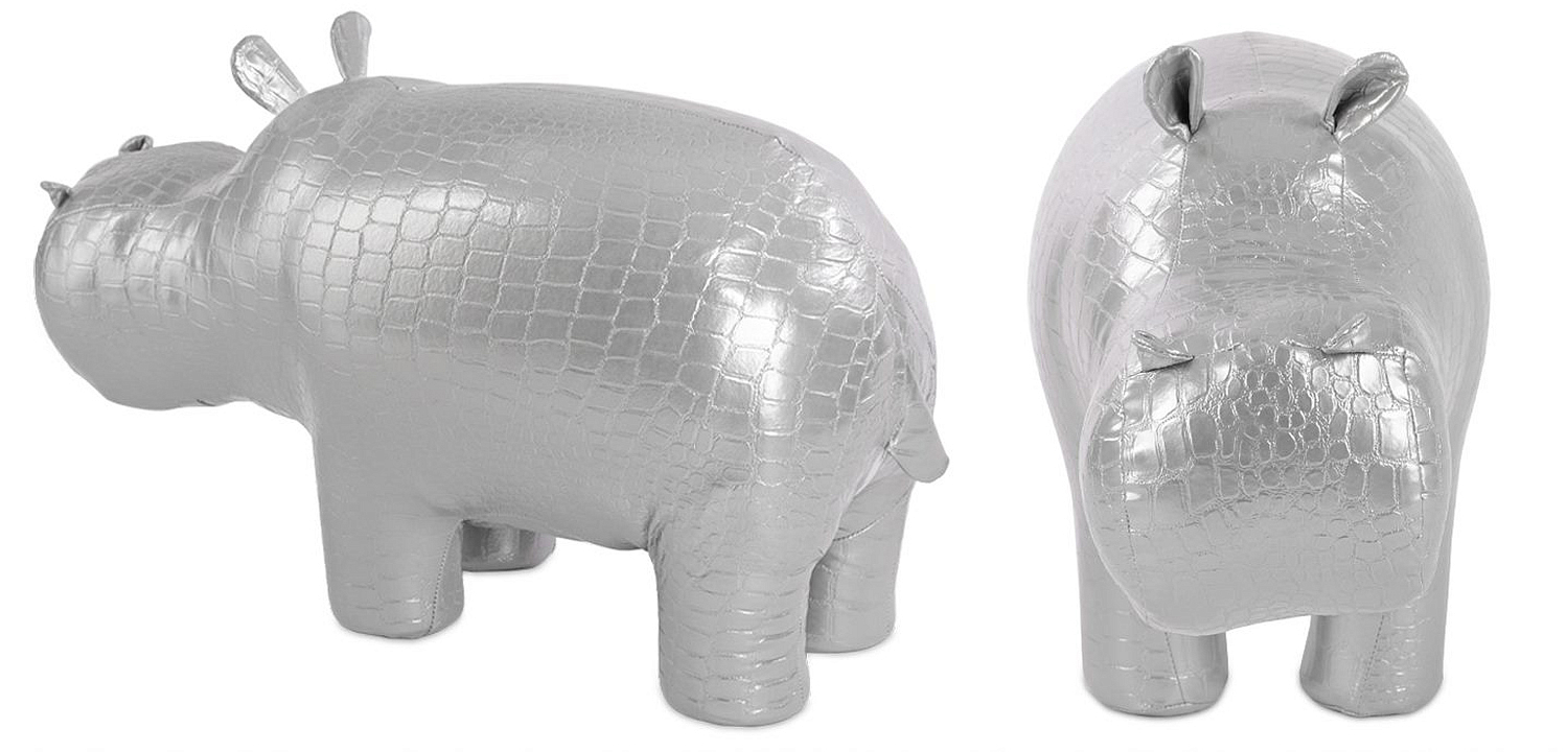 Пуф Бегемот Poof Hippo silver Пуф Бегемот Poof Hippo silver - Loft-Concept в Кирове
