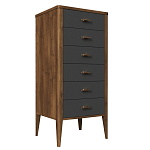 Комод из массива бука с 6-ю ящиками Tasteful Furniture варинант исполнения - 1 | Loft Concept в Кирове