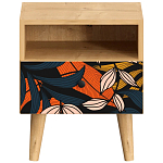Прикроватная тумба с изображением на ящике Elise Nightstand варинант исполнения - 9 | Loft Concept в Кирове
