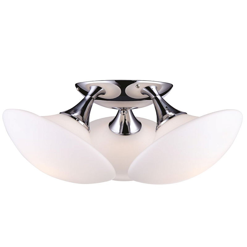 Потолочный светильник MOONDROP Top Lamp Хром Белый Потолочный светильник MOONDROP Top Lamp Хром Белый в Кирове | Loft Concept