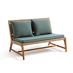 Садовый 2-х местный диван с каркасом из акации Green варинант исполнения - 1 | Loft Concept в Кирове
