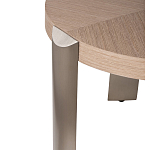 Столик журнальный круглый со светлым шпоном Light Veneer Table варинант исполнения - 6 | Loft Concept в Кирове