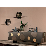 Дизайнерский комод с декором в виде круглых элементов на фасаде Matisse варинант исполнения - 4 | Loft Concept в Кирове