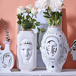 Ваза с золотисто-белыми фрагментами Faces of Imagination варинант исполнения - 3 | Loft Concept в Кирове