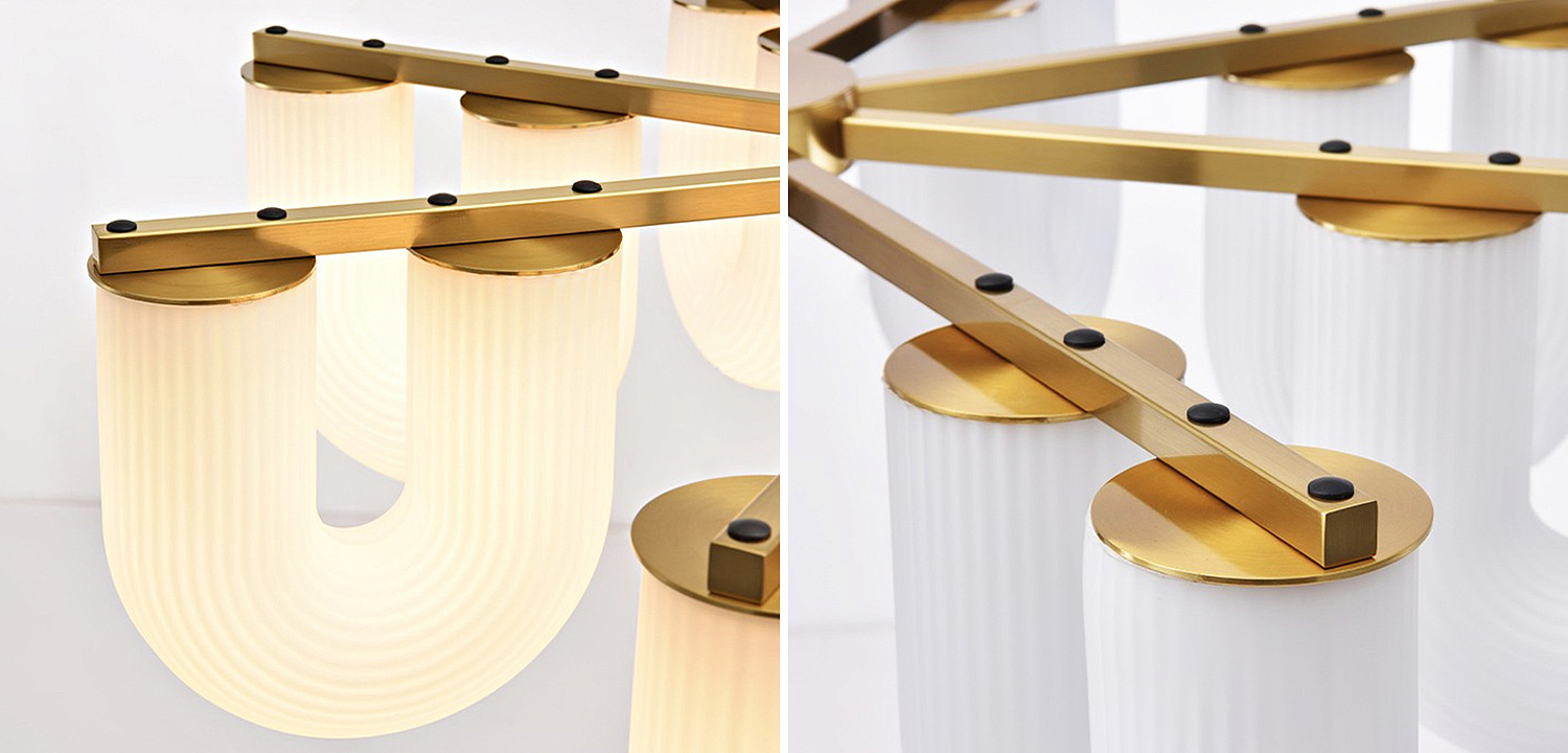 Люстра Berthe Arch Chandelier 8 плафонов Люстра Berthe Arch Chandelier 8 плафонов - Loft-Concept в Кирове