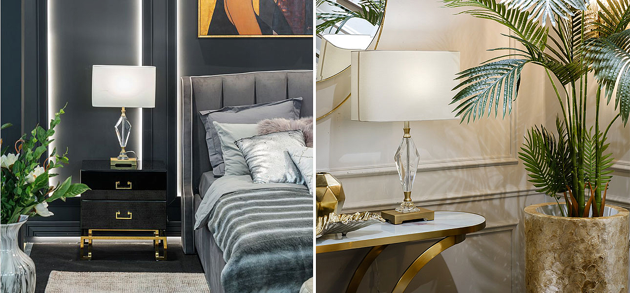 Настольная лампа Glass Diamond Decor Настольная лампа Glass Diamond Decor - Loft-Concept в Кирове