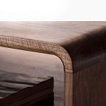 Кофейный стол из дерева с ящиком и нишей для хранения Coffee Walnut Table варинант исполнения - 6 | Loft Concept в Кирове