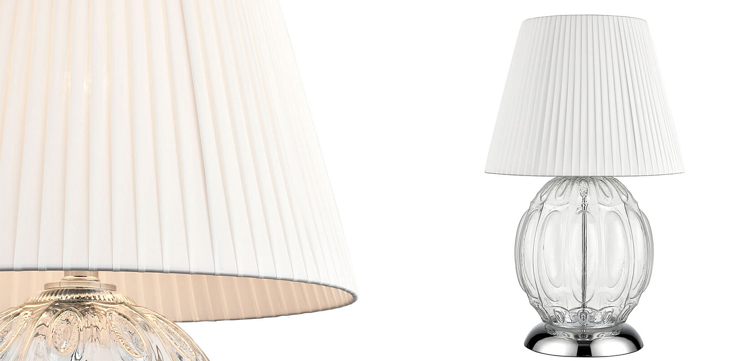 Настольная лампа Прозрачное Стекло Hailey Table Lamp Настольная лампа Прозрачное Стекло Hailey Table Lamp - Loft-Concept в Кирове