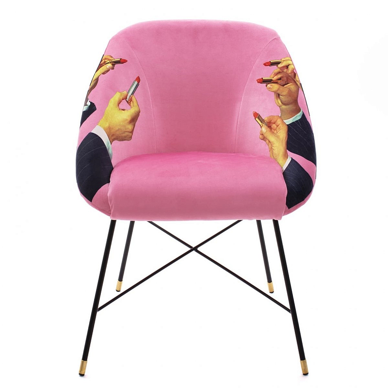 Кресло Seletti Padded Chair Lipsticks Pink Розовый (Rose) Кресло Seletti Padded Chair Lipsticks Pink Розовый (Rose) в Кирове | Loft Concept
