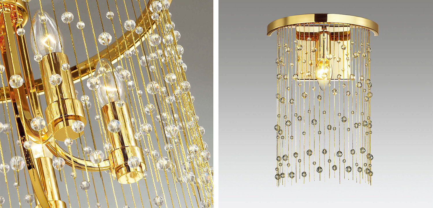 Бра Hailstorm Rain Wall lamp gold Бра Hailstorm Rain Wall lamp gold - Loft-Concept в Кирове